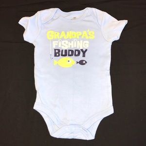 NWOT Grandpa’s Fishing Buddy Onesie